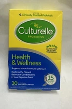 Culturelle Health&wellness 30 Vegetarian Capsules, Lightly Damage box Exp:10/25