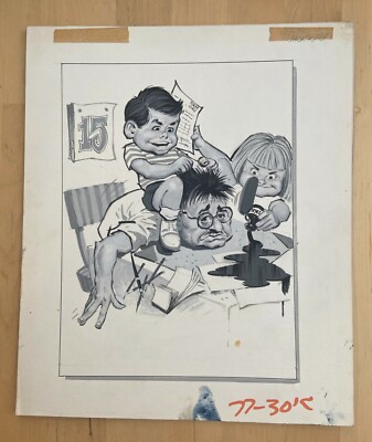 MAD MAGAZINE original artwork by Illustrator Jack Rickard