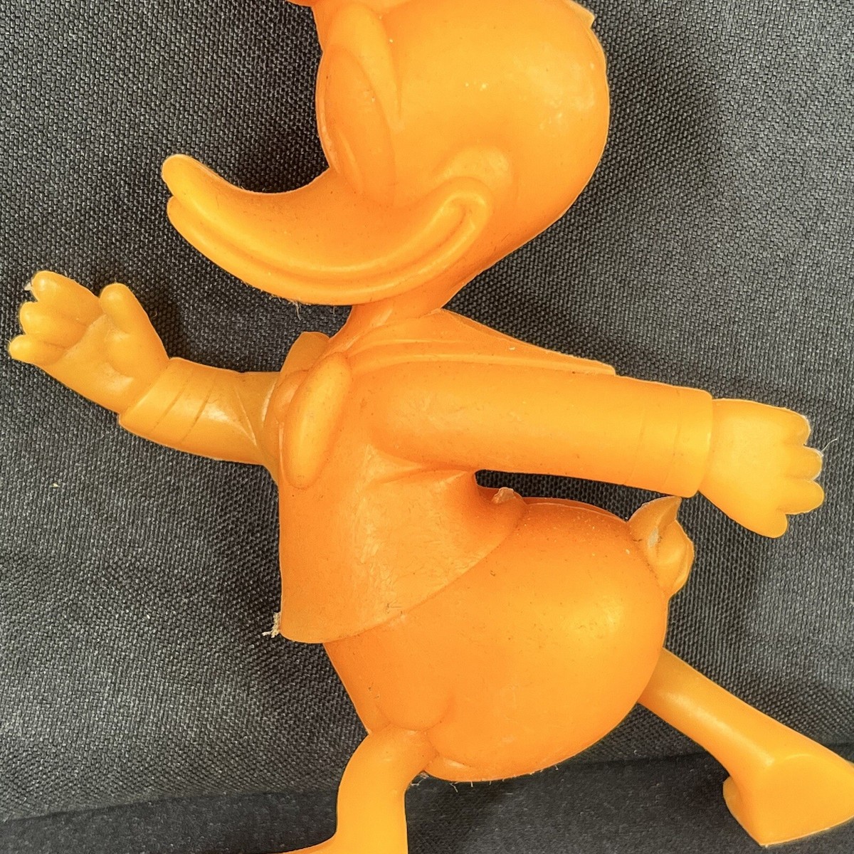 Vintage 1970's Louis Marx Walt Disney Hard Plastic DONALD DUCK Toy