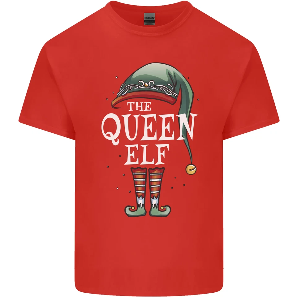 The Queen Elf Funny Christmas Xmas Kids T-Shirt Boys Girls - Image 4 of 4