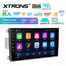 9" IPS Autoradio Android 14 4G+64GB GPS Navi CarPlay für PORSCHE CAYENNE Diesel