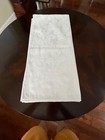 Lenox -  White Ribbed Tablecloth-50 x 50-preowned