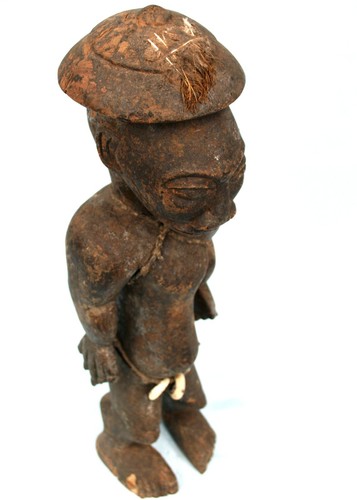 Art Africain - Ancien Colon Senoufo en Bois Dense - Pièce d'Adoration - 45 Cms - Picture 5 of 12