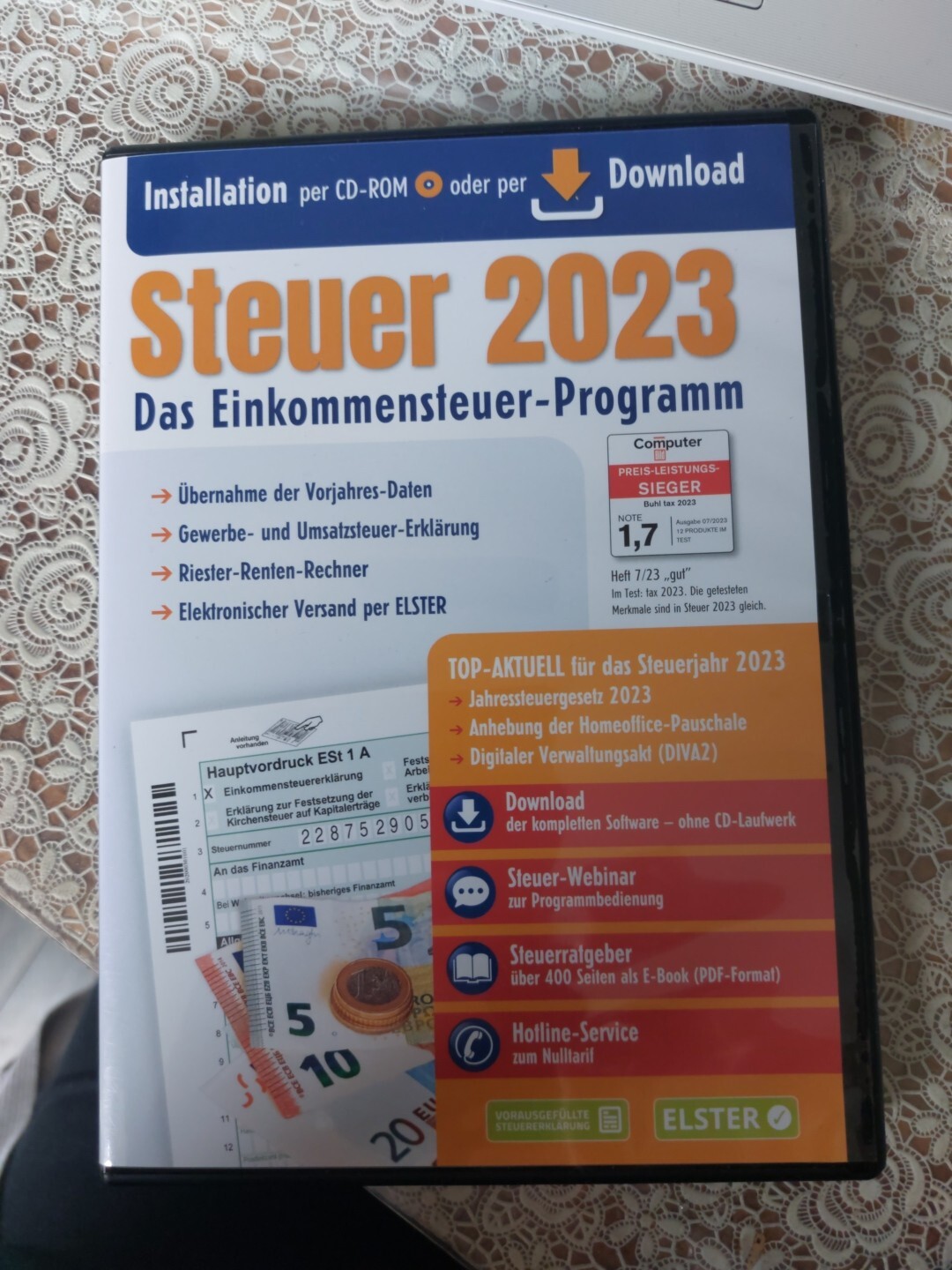 Aldi Steuer 2023 EinkommensteuerProgramm CD und Download 4061464939110 eBay