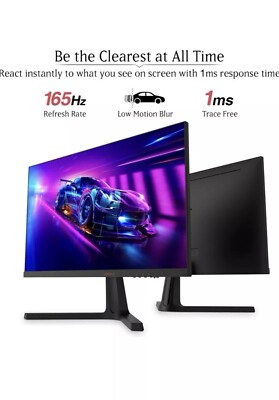 KOORUI 24インチ ゲーミングモニター 本体 165Hz KOORUI 24 inch 165Hz Curved Gaming Monitor with Adaptive Sync, FHD