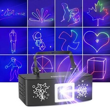 Luci Discoteca, 3D RGB Animazione Luci DJ Luce Discoteca per Feste T01 3D DMX512