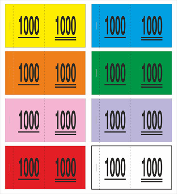 1000 Doppelnummern, Lose, Nummernblöcke, Nummernblock Art. 96