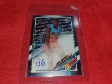 2021-22 TOPPS CHROME OVERTIME #CA-JG1 JAZIAN GORTMAN AUTO RC BLACK 5/10 RARE ! 