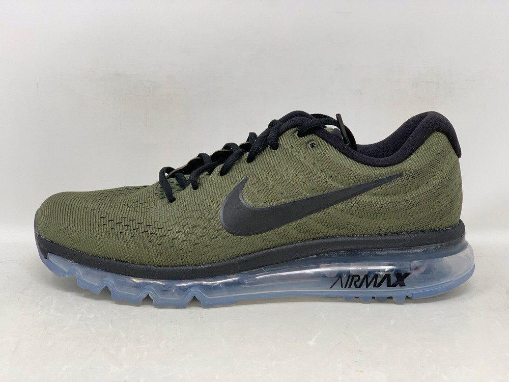 Nike Air Max 2017 Cargo Khaki Green Sneakers, Size 8 BNIB 849559-302