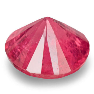 タンザニアルビー TANZANIA Ruby 0.78 Cts Natural Untreated Fiery Pinkish Red Round
