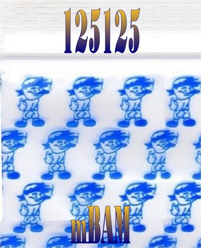 PAQUETE DE 100 BOLSAS DE POLIETILENO AZUL NIÑO SMOKIN 1010 Apple con cremallera 1.0X1.0" mini bolsas de polietileno - Imagen 10 de 11