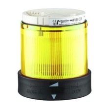 XVBC2B8 - Schneider Electric Harmony XVB 70mm Yellow Illuminated Indicator Bank