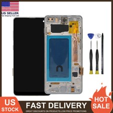 For Samsung Galaxy S10plus G975 LCD Touch Screen Touch Display Assembly Frame QC