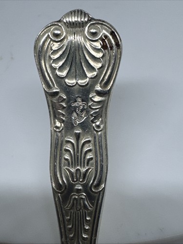USN US NAVY Kings Pattern Fork 6” Cocktail Fork - Picture 3 of 4