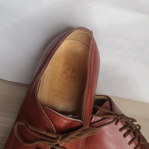 VASS SCARPE UOMO BUDAPEST grembiule cucito Derby Leather Size: 45 Us 12 - Foto 9 di 9