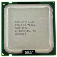 Intel Core 2 Quad Q6600 CPU SLACR 2.4GHz 8MB 1066MHz Socket 775 Processors