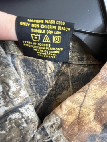 ScentBlocker Camo Hunting Shirt Men’s M S3 Realtree Edge Long Sleeve Button Down - Picture 8 of 11