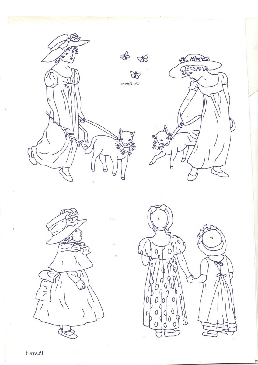 絵本・児童書 Kate Greenaway Iron-on Transfer Patterns 91fY4JcwhvL._UF1000,1000_QL80_.jpg