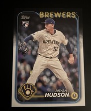 Bryan Hudson 2024 Topps Update #US105 Rookie Milwaukee Brewers