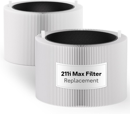 2 Pack Blue Pure 211i Max Filter Replacement Compatible with Blueair Blue Pure