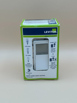 Leviton VPT24-16Z 24-Hour Programmable Timer - White