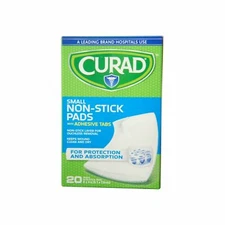 Curad Non-Stick Pads With Adhesive Tabs 2 Inches X 3 Inches 20 Each  X  2