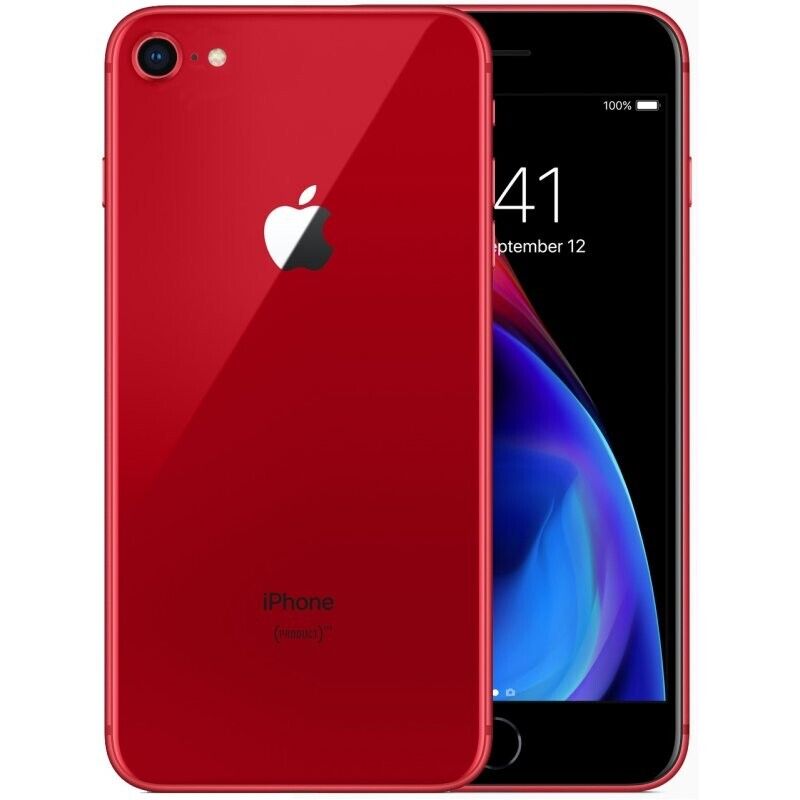 ✅ Apple iPhone 8 (PRODUCT)RED - 64GB A1863 (CDMA + GSM) Unlocked Smartphone