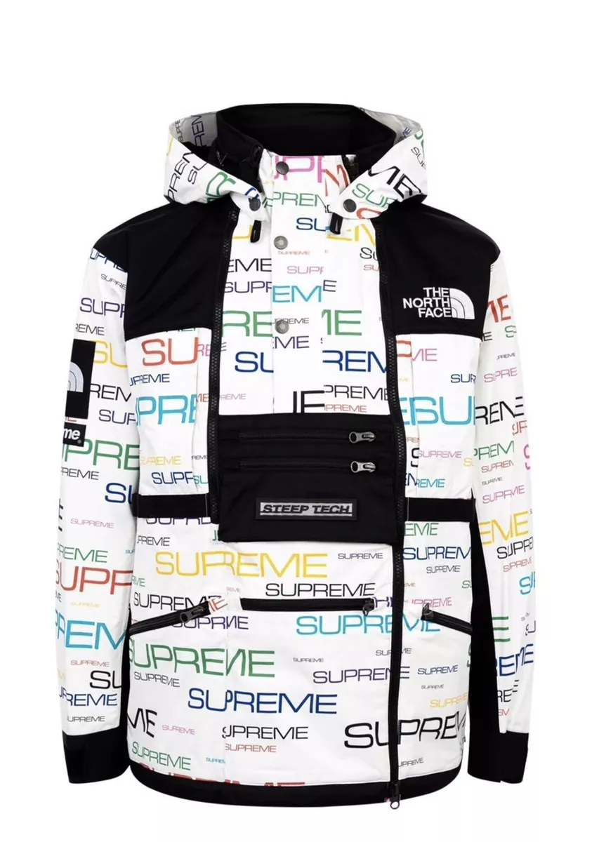 Supreme x The North Face Steep Tech Apogee Jacket - White size L