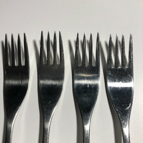 Lots of Pottery Barn Stainless Modern Flatware CHOICE of lot AUDREY LETTUCE OCTO - Picture 35 of 96