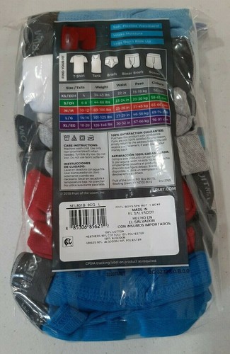 Fruit of the Loom Boys 5 Pack Boxer Briefs Various Sizes Tag Free Regular Leg - Picture 11 of 12