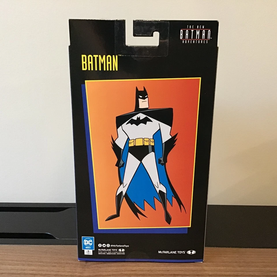 蝙蝠侠 DC 新蝙蝠侠冒险波 5 6 英寸比例可动人偶白金 — 第 3/4 张图片