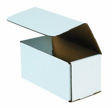 Box USA Mailer Boxes Medium 12"L x 6"W x 6"H 50-Pack - Corrugated White