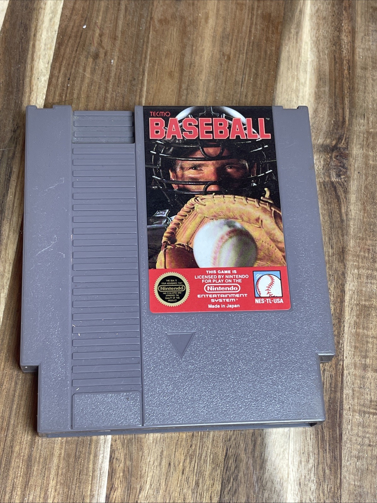 TECMO BASEBALL Nintendo Entertainment System NES Tested Working