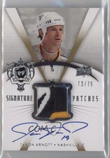 2007-08 Upper Deck The Cup Signature 72/75 Jason Arnott #SP-JA Patch Auto k4s