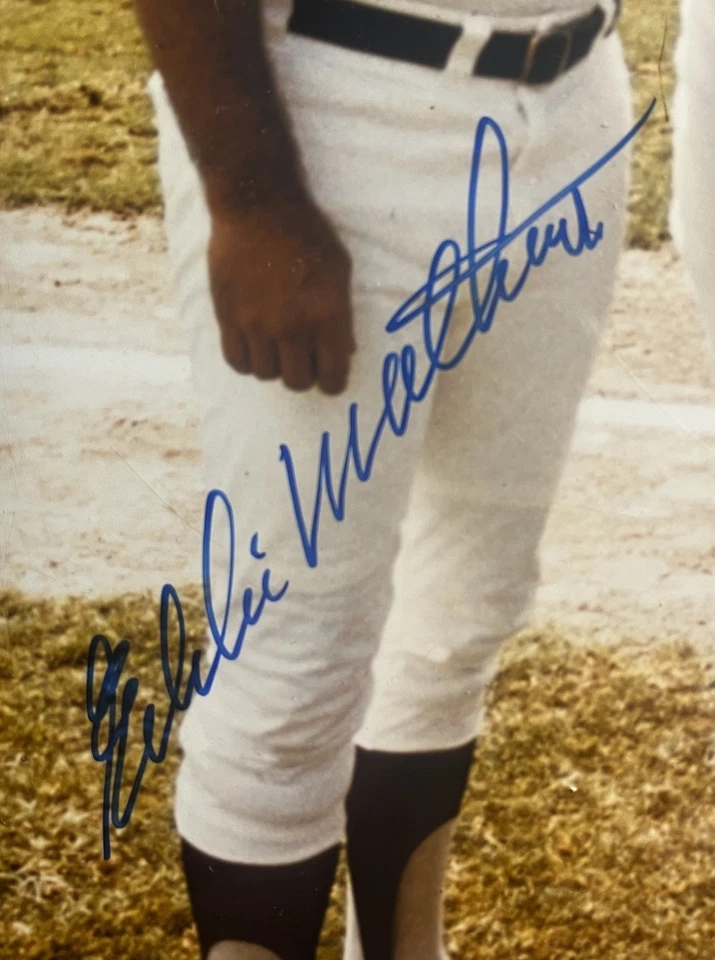 Eddie Mathews Signed 8x10 Photo JSA COA - Image 2 of 3