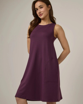 #ad Woolamp; Sierra Tank Dress Marionberry Size Medium $89.99