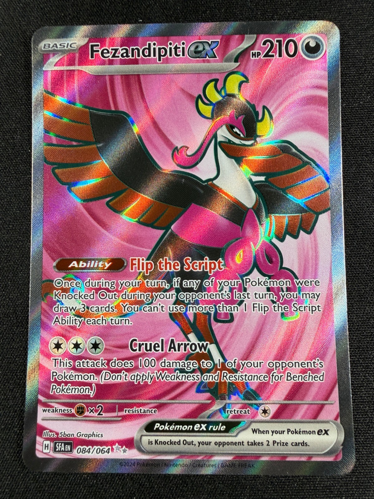 Fezandipiti ex Holo Ultra Rare SV: Shrouded Fable 084/064 NM