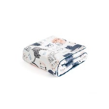 Unisex Lightweight Minky Baby Blanket Super Soft Plush Newborn 30x40 In