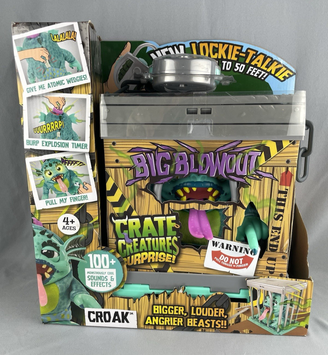 Crate Creatures Surprise BIG BLOWOUT- CROAK 100+ Sounds & Effects