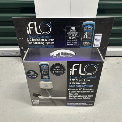 iFLO Smart Automated A/C Drain Line Cleaner HVAC 3 Month Refill Kit System NEW