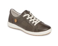 Josef Seibel Men's Brown Leather Lace-Up Casual Sneakers EU 41 — listing 5