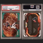 2023 Panini Prizm CJ STROUD Fireworks Green Wave Prizm RC Texans PSA GEM 10 💎