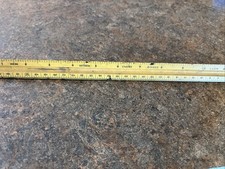 Vintage Wood Dietzgen Triangular Scale Ruler 31636 USA