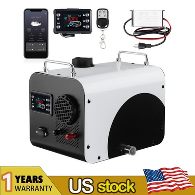 #ad Diesel Heater for garages greenhouses W Bluetooth amp; 110V AC Adapter LCD Quiet $83.99