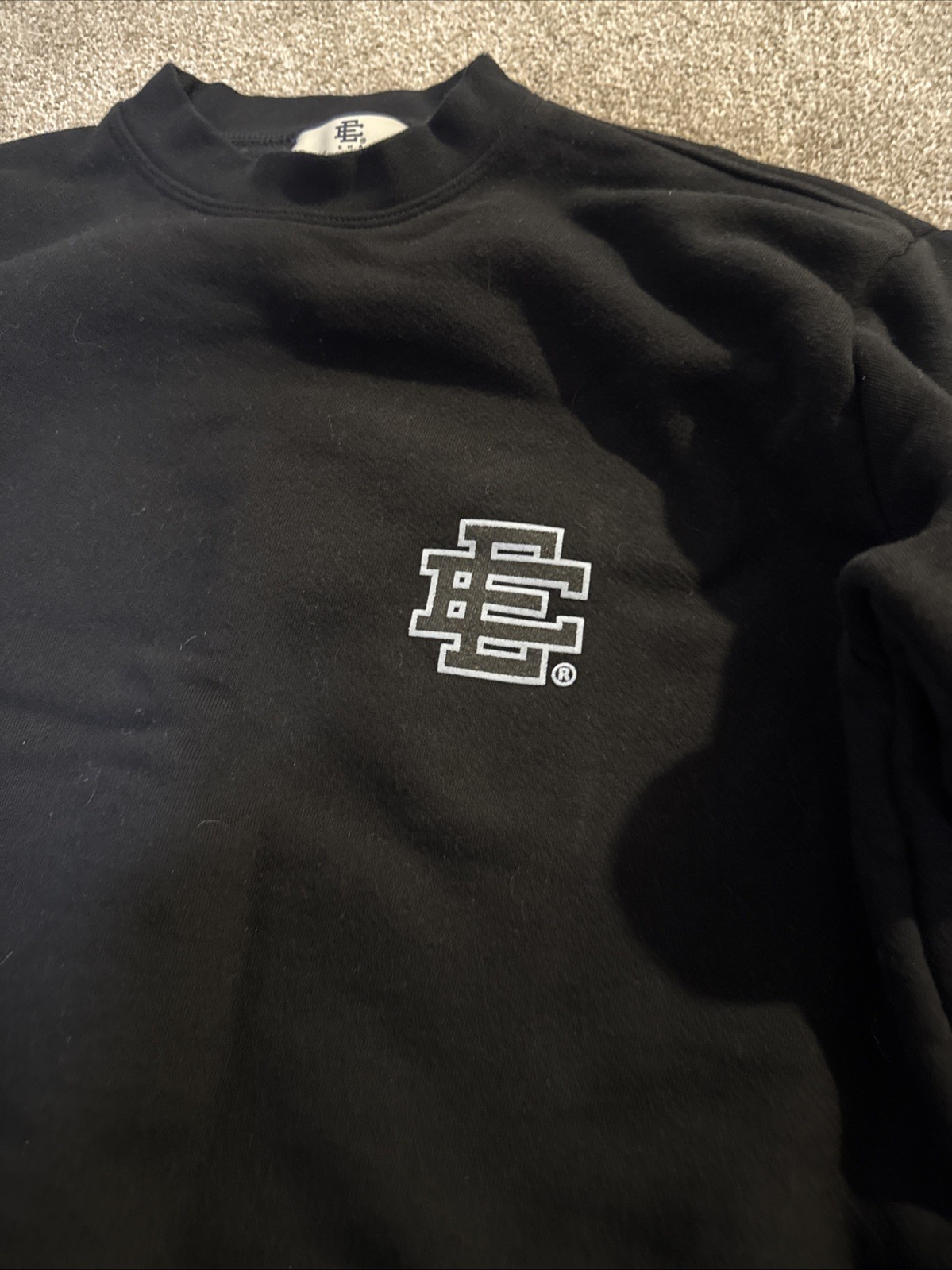 Eric Emanuel EE Basic / Core Crewneck Black Size … - image 2