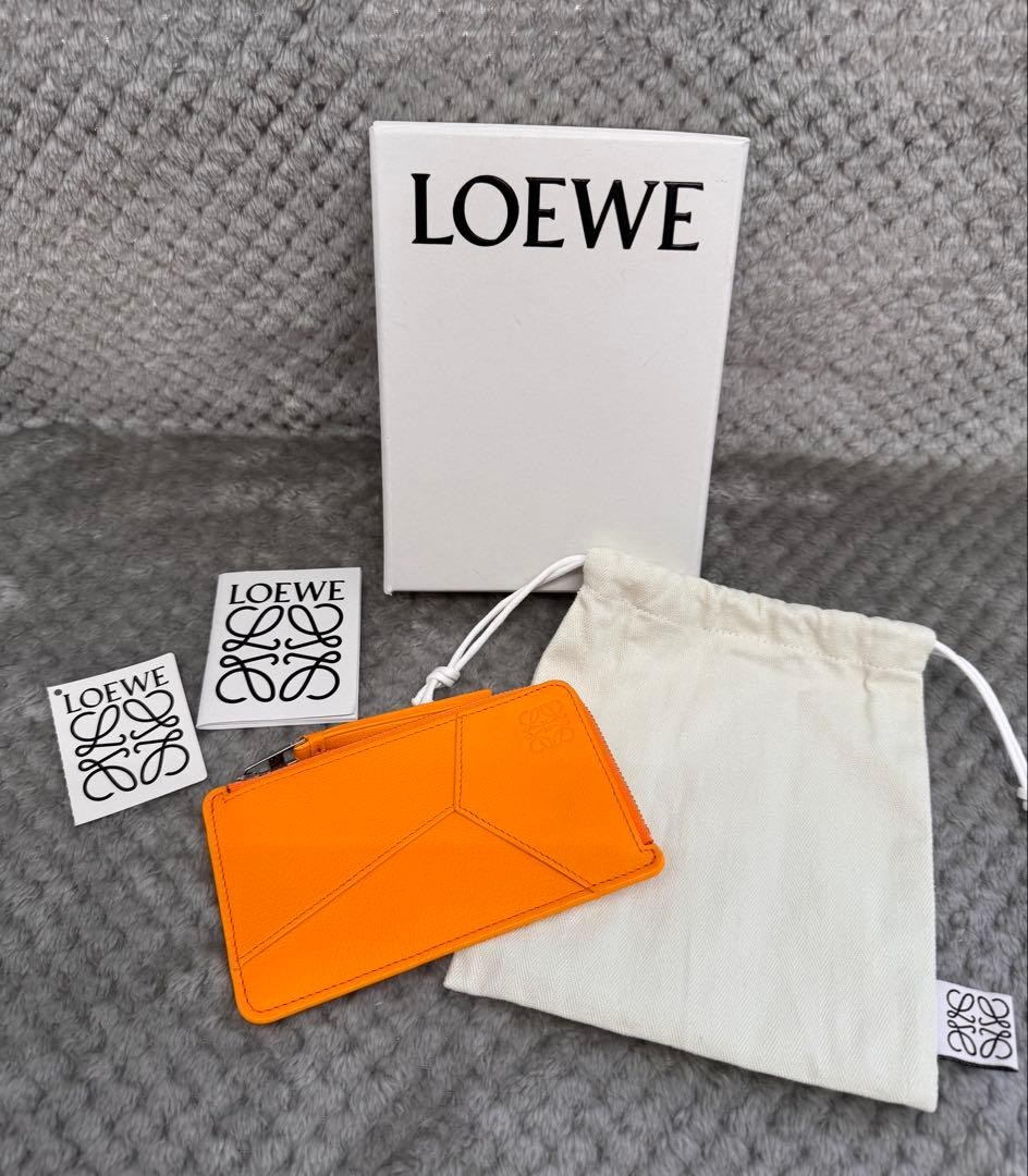 LOEWE Puzzle Long Coin Card Holder Orange | eBay
