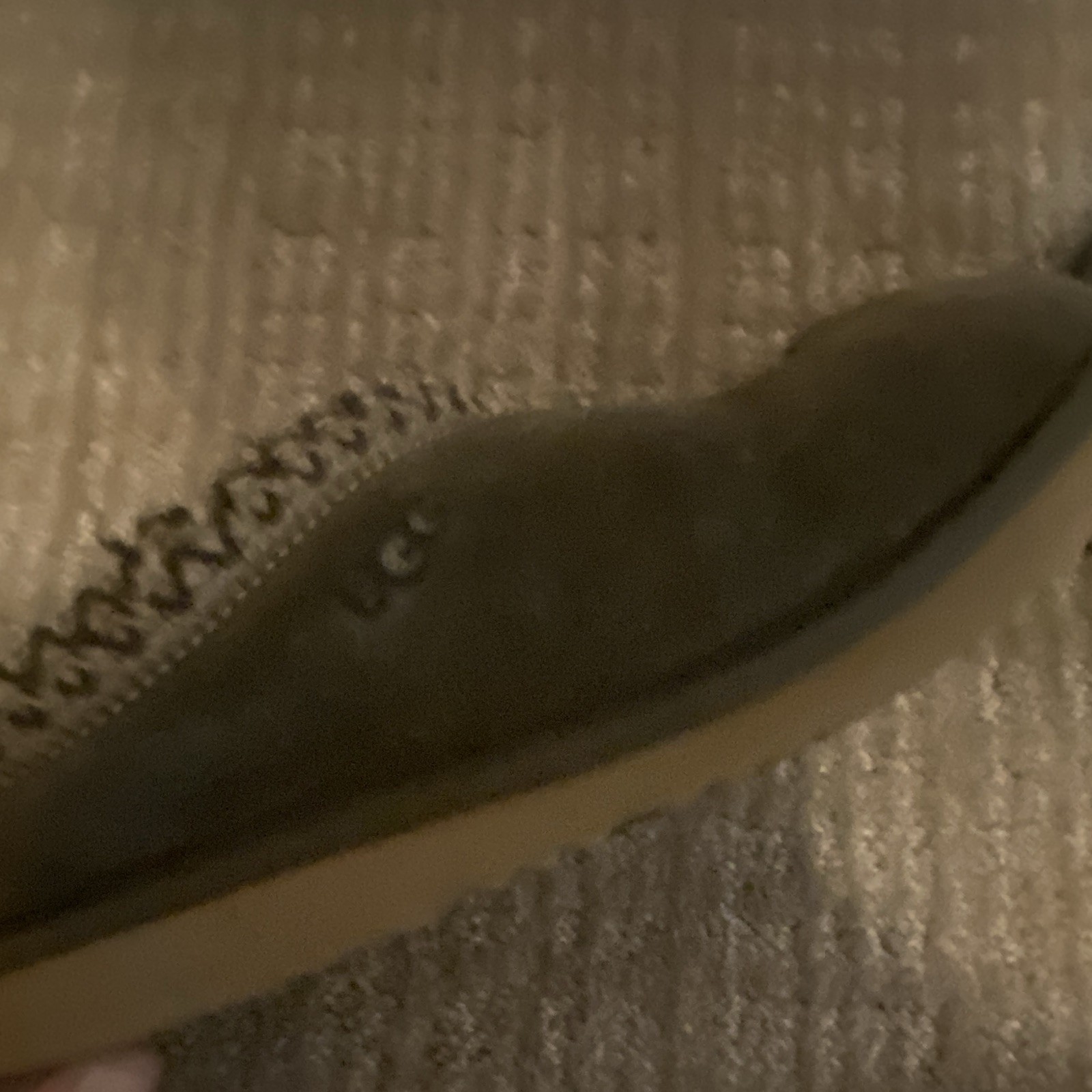 UGG Men's Green Suede Moccasin Slippers Plush Lined Slip-On Rubber Sole 6