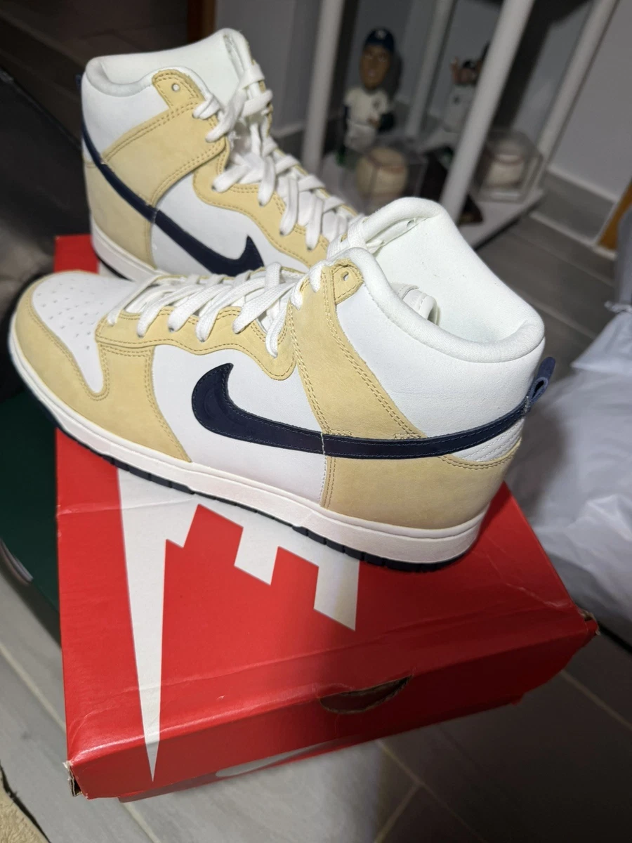 Nike Dunk High White Blue W for sale | eBay