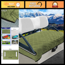 Thick Plush Golf Cart Seat Covers - Non-Slip Towel Blanket for 2  4 Passenger E