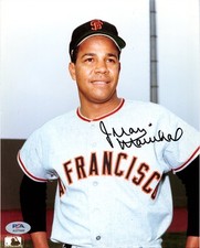 JUAN MARICHAL Autographed 8x10 Photo PSA/DNA GIANTS HOF